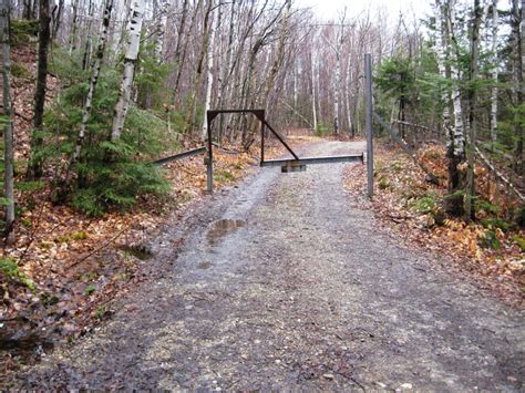 mountain gate and trail.